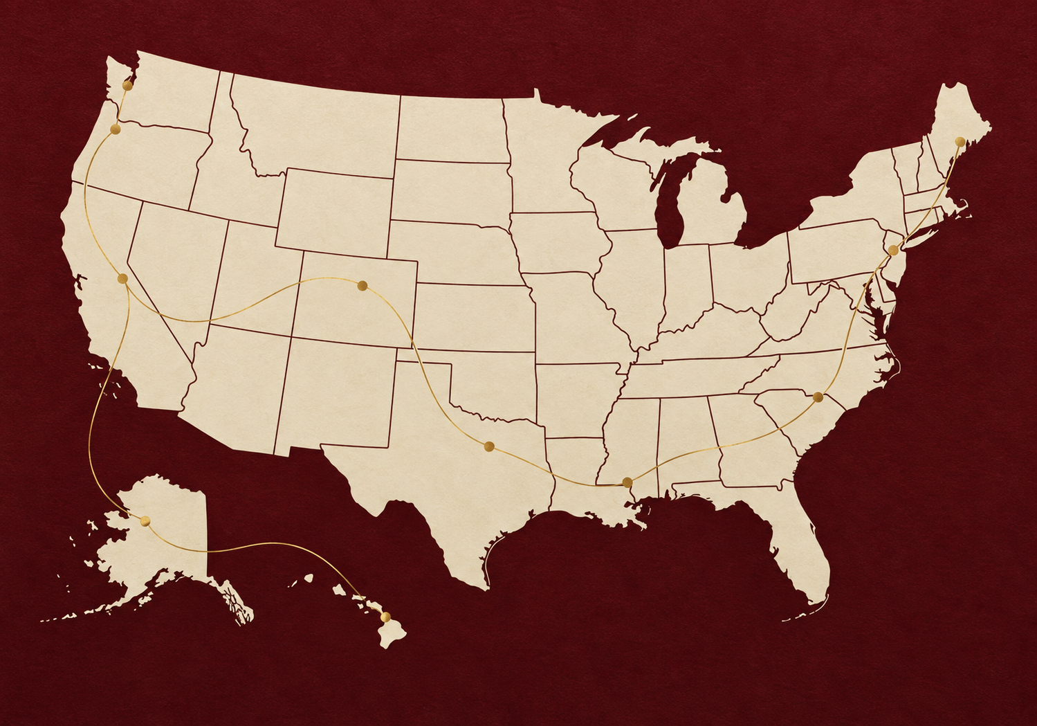 Nigel and Michelle dates across America